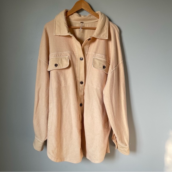 Free People Ruby Jacket in Beige Size XL - Picture 3 of 10